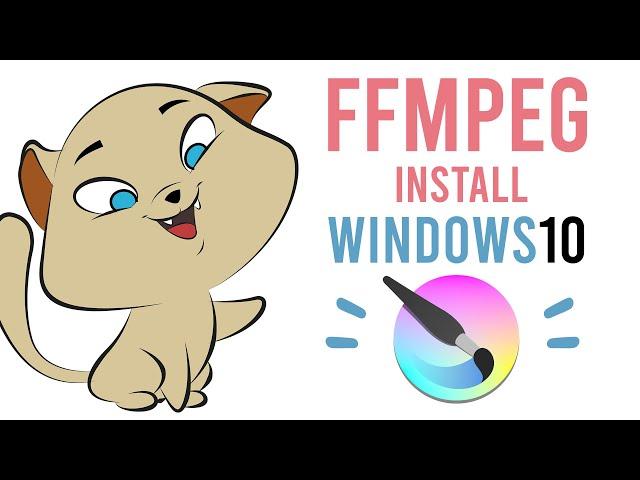  How to install FFMPEG on windows 10 - Rendering animation in Krita - Export MP4