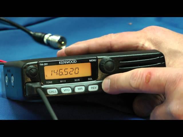 Kenwood TM281 Transceiver Preview