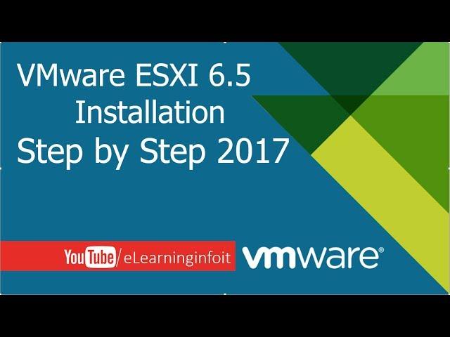 How to Install VMware ESXI 6 5 Installation Step by Step 2017