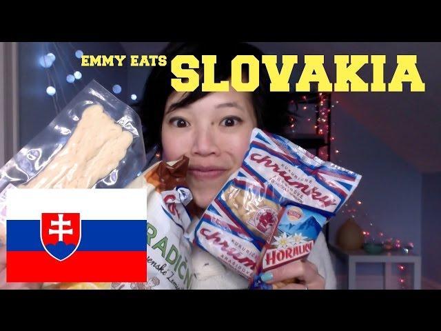 Emmy Eats Slovakia - tasting Slovak sweets