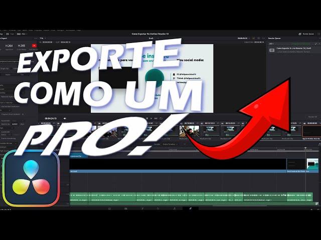 Como Exportar Video no DaVinci Resolve 18