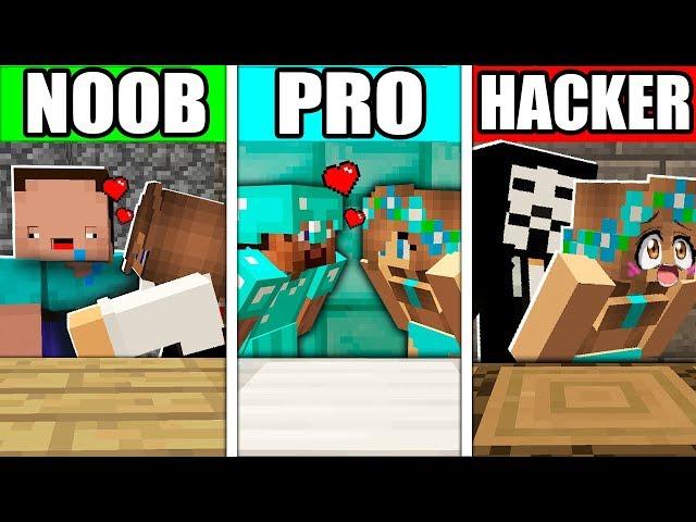 Minecraft - NOOB vs PRO vs HACKER : LOVE STORY in Minecraft Animation