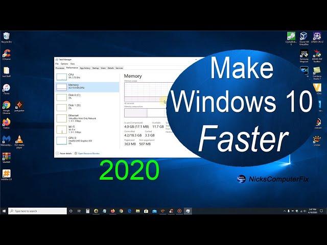 How to Speed Up Your Windows 10 Performance  - KICK IT UP!