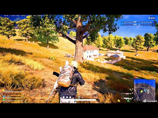 PUBG Intense 4K Action Gameplay | ROG ZONE  #88