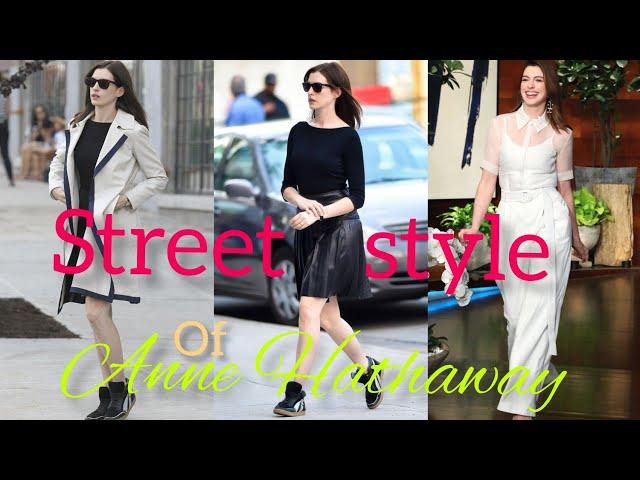 Anne Hathaway Street Style | By DG