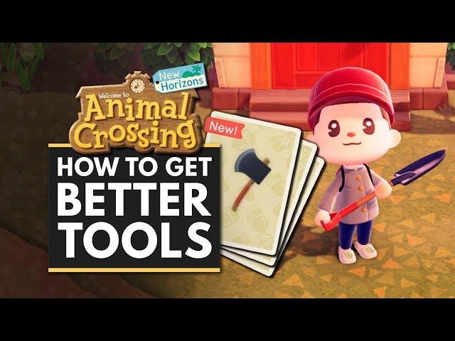 Animal Crossing New Horizons | How to Get BETTER TOOLS - Iron Axe, Shovel & More!