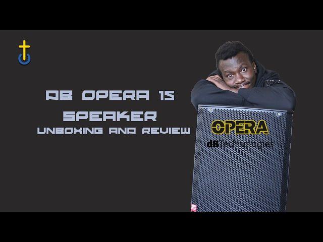 dB Technologies Opera 15 2 Way Active Speaker || Unboxing and Review #Audioproduction #Livesound