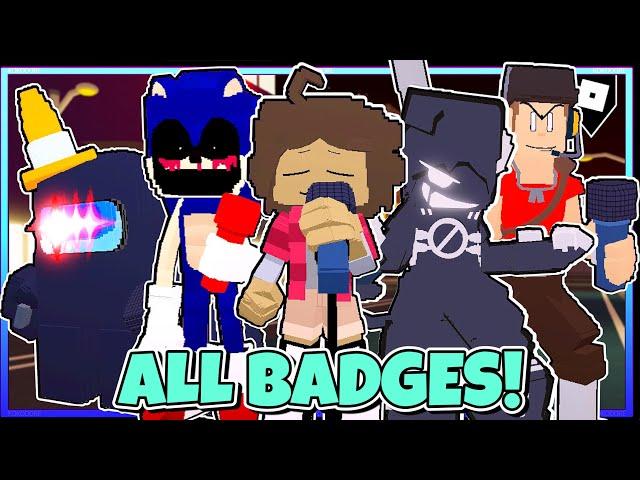 HOW TO GET ALL 40 BADGES in Another Friday Night Funk Game | ROBLOX