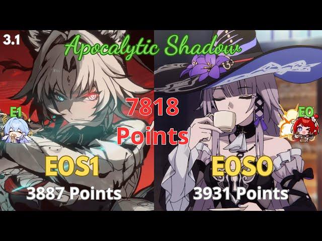 7 Vonwacqs? | No Eagle Feixiao? | Two Emanators Destroy Apocalyptic Shadow 3.1