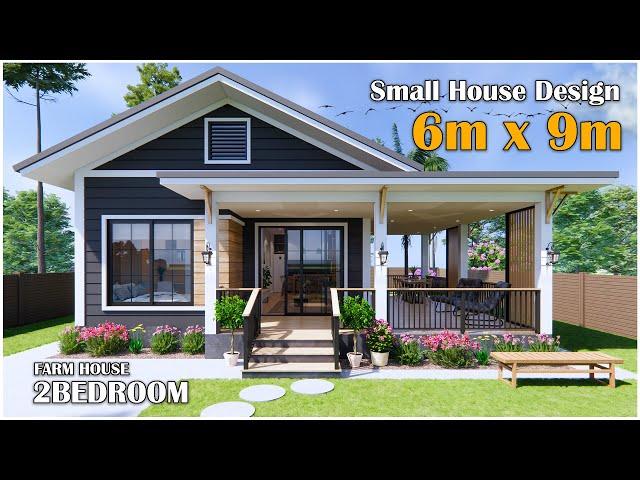 Beautiful Farm House Design | 6m x 9m with 2Bedroom (Simple Life)