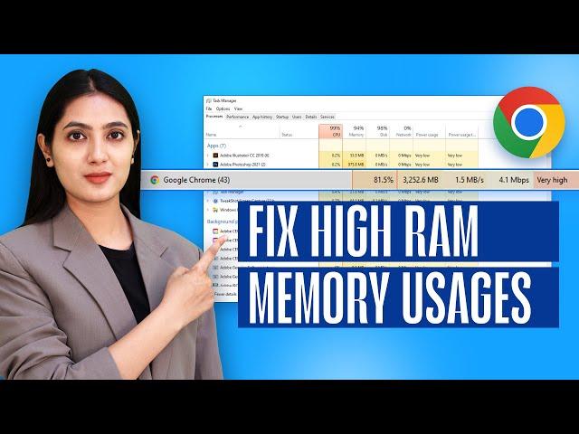 Fix High RAM Memory Usages By Google Chrome | Make Chrome Faster