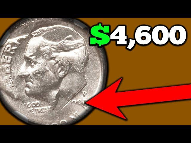 1991 Roosevelt Dimes Worth Money! Modern Mint Error Coins!