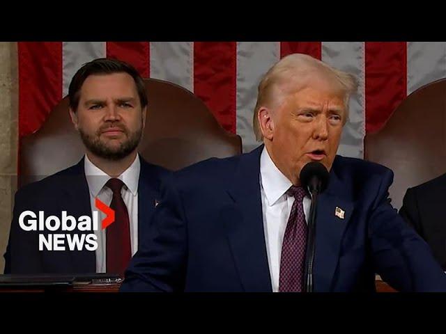 Trump addresses joint session of Congress in 1st major speech since returning to office | FULL