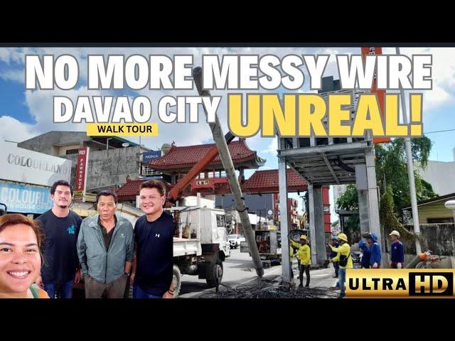 TATAK DUTERTE/Davao City Underground Cabling Magsaysay ave Latest Update Walk Tour UHR