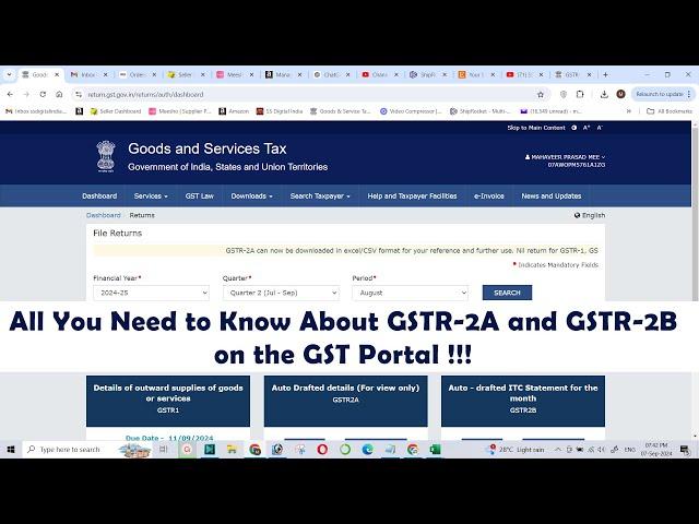 All You Need to Know About GSTR-2A and GSTR-2B on the GST Portal !!!