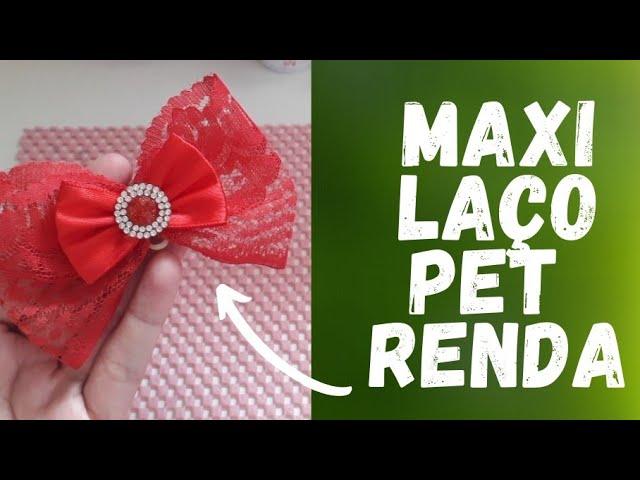 Maxi Laço Pet de Renda