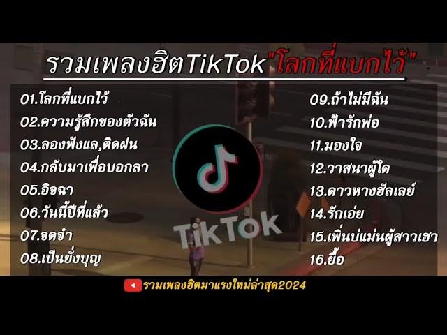 รวมเพลงฮิต tiktok " โลกที่แบกไว้ + ความรู้สึกของตัวฉัน " รวมเพลงฮิตมาแรงใหม่ล่าสุด 2024