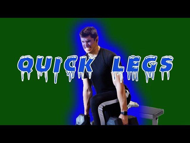 1 Minute Quick And Simple Leg Workout!!! (For Beginners And Advanced!)