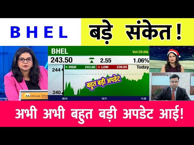 BHEL SHARE LATEST NEWS  | BHEL SHARE NEWS | BHEL  PRICE ANALYSIS | BHEL Latest News