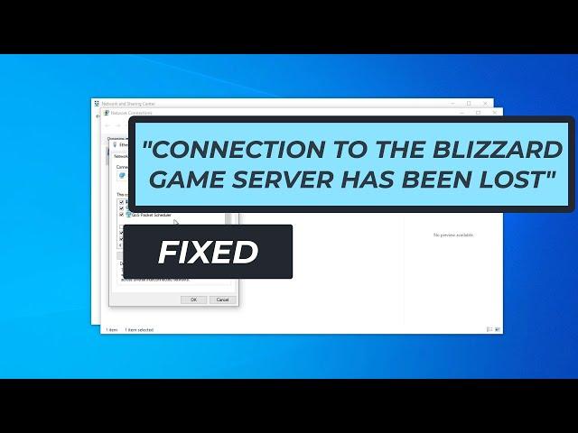 How To Fix " Connection to the Blizzard game server has been lost" | 2023