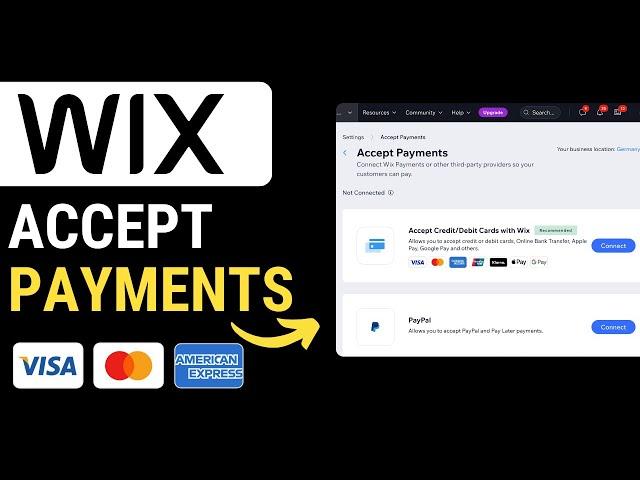 Wix Accept Payments - How To Add Payment Methods On Your Wix Websites in 2024