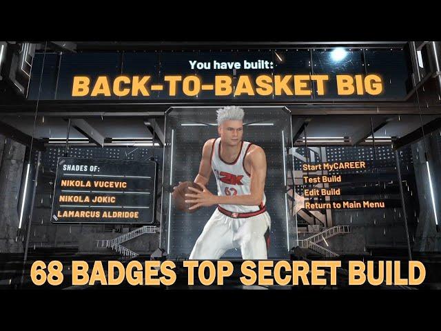 68 BADGE TOP SECRET BUILD (DEMIGOD BUILD) | LEGEND BUILDS IN NBA 2K21