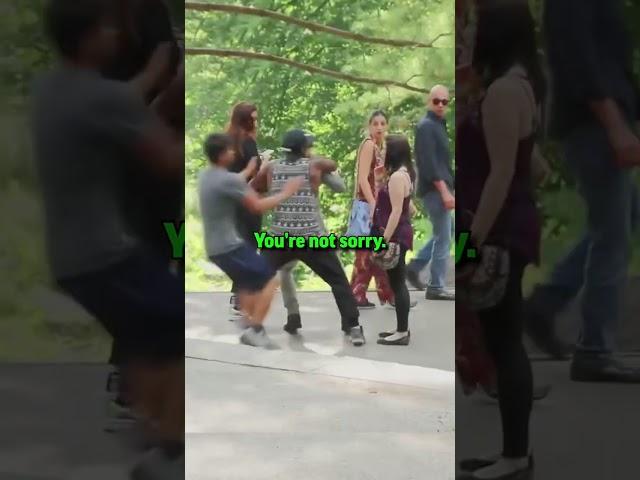 Slapping Girl in Public Experiment - Will New Yorkers Help?