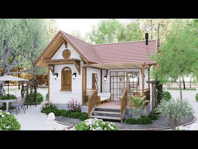 23'x30' (7x9m) Small House with 2 Bedrooms | Cozy & Charm !!!