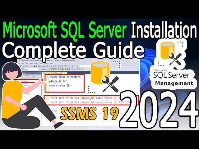 How to Install Microsoft SQL Server on Windows 10/11 [ 2024 Update ] SQL Server Management Studio