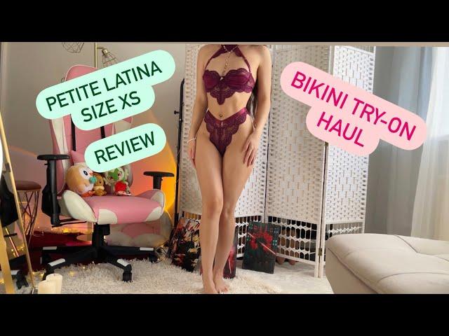 BIKINI TRY ON HAUL | XS Petite Latina bikini try on review