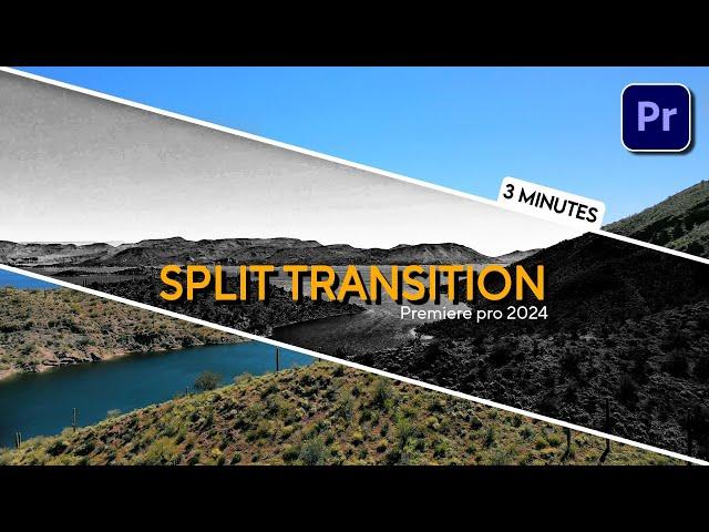 How to make Split/Slice Transitions in Premiere Pro 2024