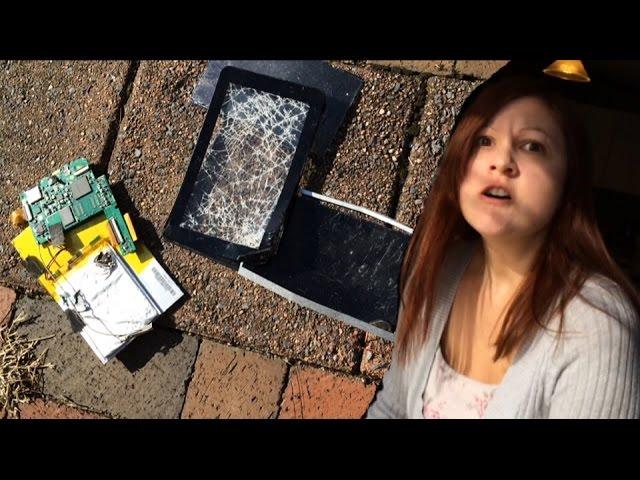 SMASHING WIFES TABLET! REVENGE for DESTROYED WWE Royal Rumble Tickets!