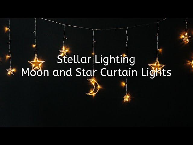 Stellar Lighting - Moon and Star Curtain Lights