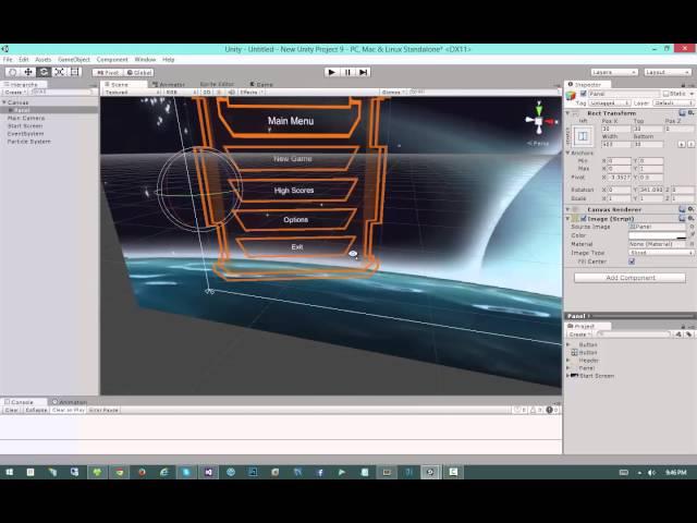 Modern GUI Development in Unity 4.6 - #9: Main Menu System