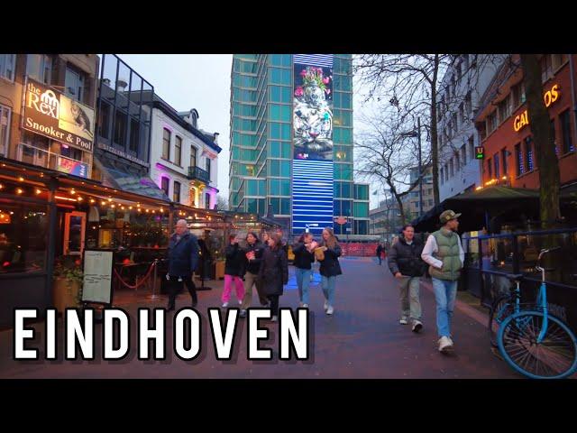  Eindhoven Walking Tour 2024 City of Bright and Cheerful People. Eindhoven Netherlands 4K