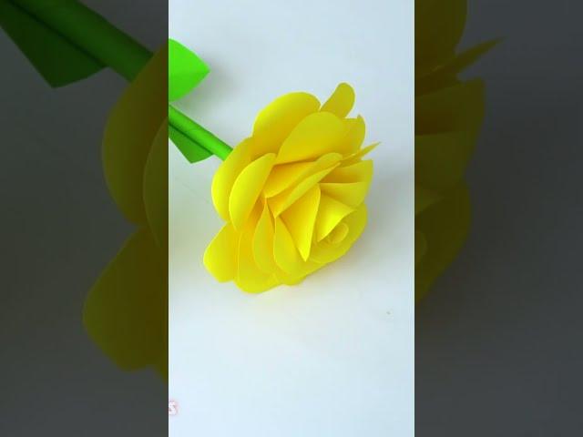 Paper Rose || Paper Crafts Ideas #shorts