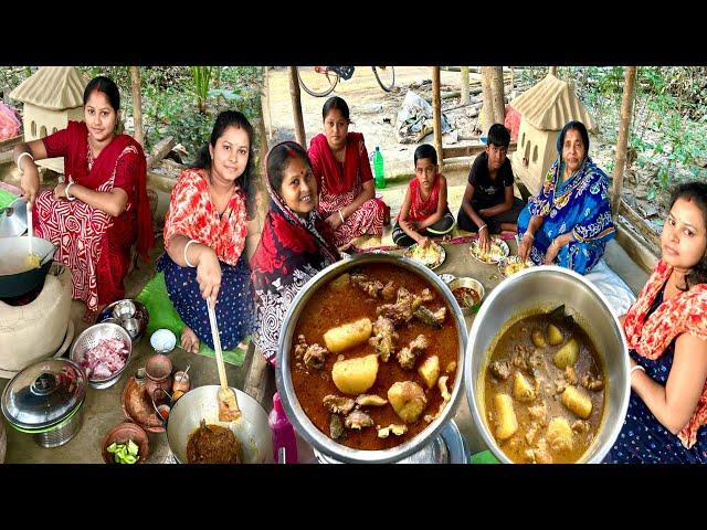 দুই বোনের স্পেশাল রান্না| MUTTON CURRY’CHICKEN CURRY. 25 December special cooking!