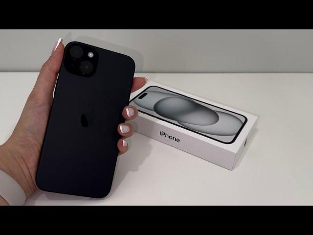 iPhone 15 plus Unboxing:Black!