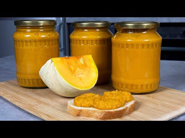 Зимой открыли баночку и все ахнули как вкусно: икра из тыквы, вкусно как в детстве!