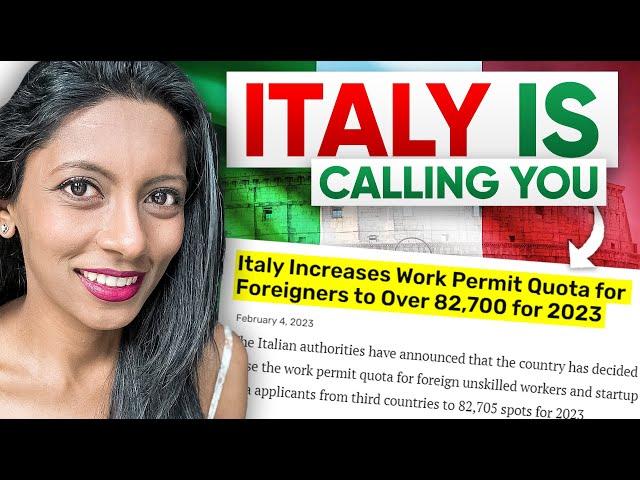 Move to Italy  | 82K+ work visas for foreigners | Nidhi Nagori 