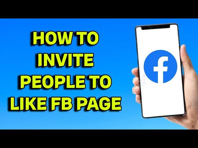 How To Invite People To Like Your Facebook Page (UPDATED)