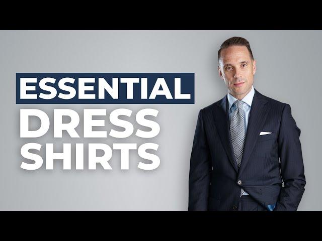 The Only 5 Dress Shirts You’ll Ever Need | Menswear Wardrobe Basics