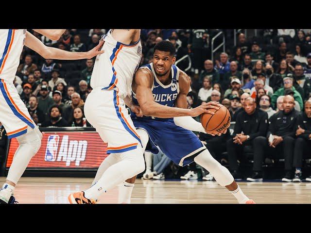 Highlights: Giannis Antetokounmpo Records Triple - Double vs. Thunder | 03.16.25