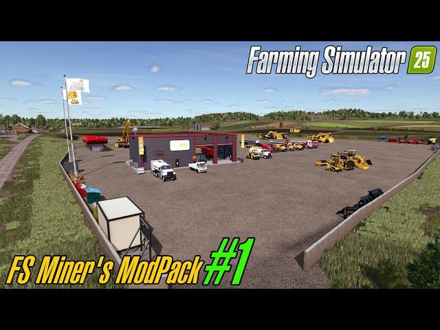 Farming Simulator 25 FS Miner's Mod Pack  Pack -1- December 2024 