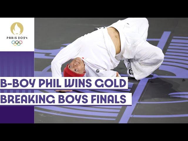 Phil Wizard becomes the first B-Boy to win an Olympic gold medal | Paris 2024 highlights