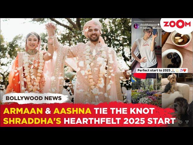 Armaan Malik and Aashna Shroff DREAMY WEDDING | Shraddha Kapoor's HEARTWARMING 2025 Celebration