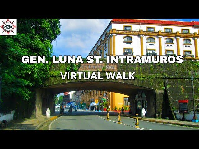 Intramuros Manila: Gen luna st. Walking tour I Historical walled city in Manila Philippines