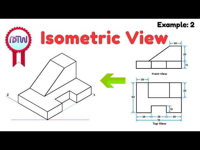 Isometric View | How to Construct an Isometric View of an Object