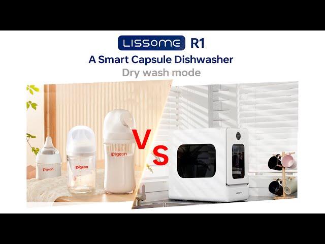 Ultimate Baby Bottle Care : LISSOME R1 Dishwasher Dry Wash Mode