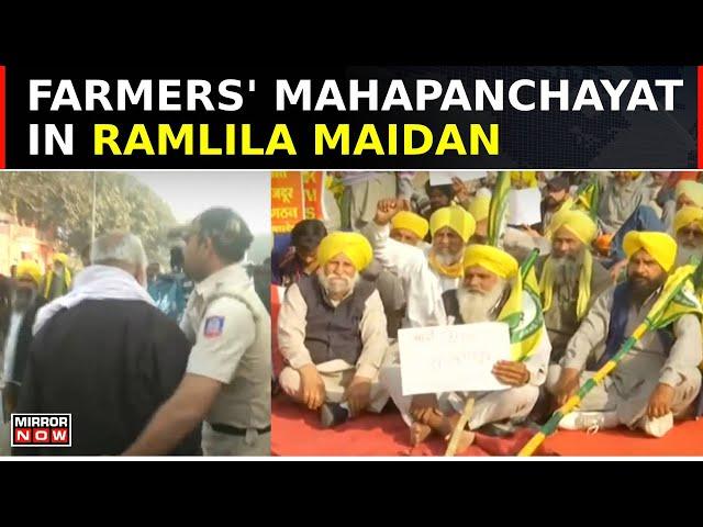 Farmers Stir Reaches Delhi; Groups Under Samyukta Kisan Morcha Gather At Ramlila Maidan | On Ground